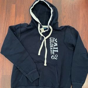 Adult Navy Blue Super Soft and Warm Hoodie in Small Vail